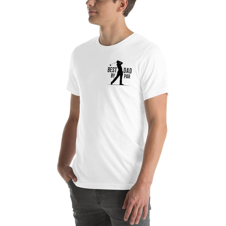 Best Dad By Graphic Tee - White - S - ArtyKoala
