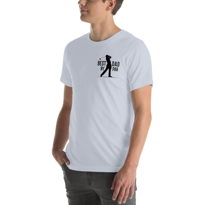 Best Dad By Graphic Tee - Light Blue - S - ArtyKoala