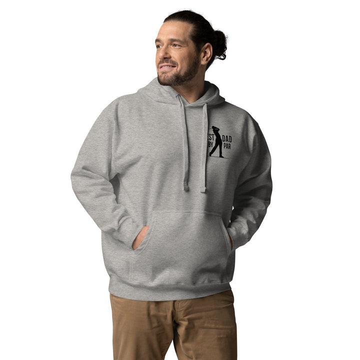 Best Dad By Par Black Man Premium Hoodie - ArtyKoala