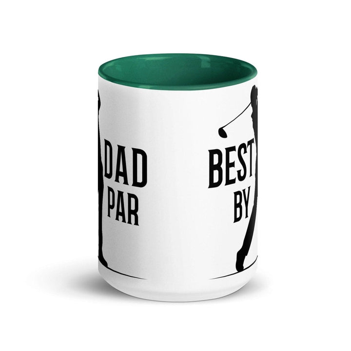 Best Dad By Par Colorful Print Mug - Dark green - 15 oz - ArtyKoala
