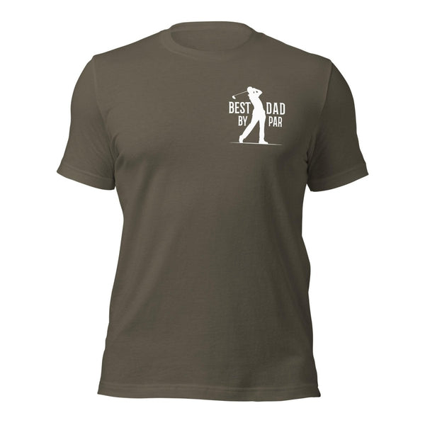 Best Dad By Par Graphic Tee - Army - S - ArtyKoala