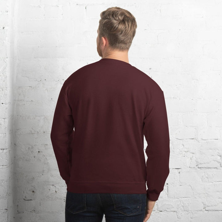 Best Dad By Par White Graphic Sweatshirt - Maroon - S - ArtyKoala