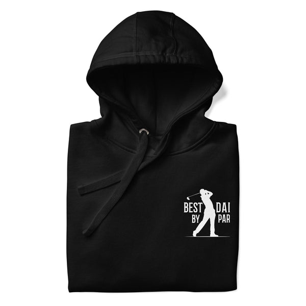 Best Dad By Par White Man Premium Hoodie - Black / S - ArtyKoala