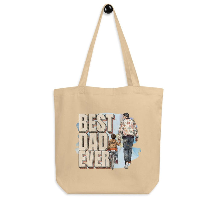Best Dad Ever Eco Custom Tote Bag - ArtyKoala