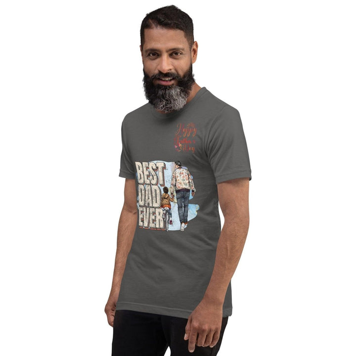 Best Dad Ever Graphic Tee - Asphalt - S - ArtyKoala