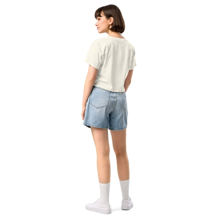 Big Risk Women’s Graphic Crop Tee - Natural - XS - ArtyKoala