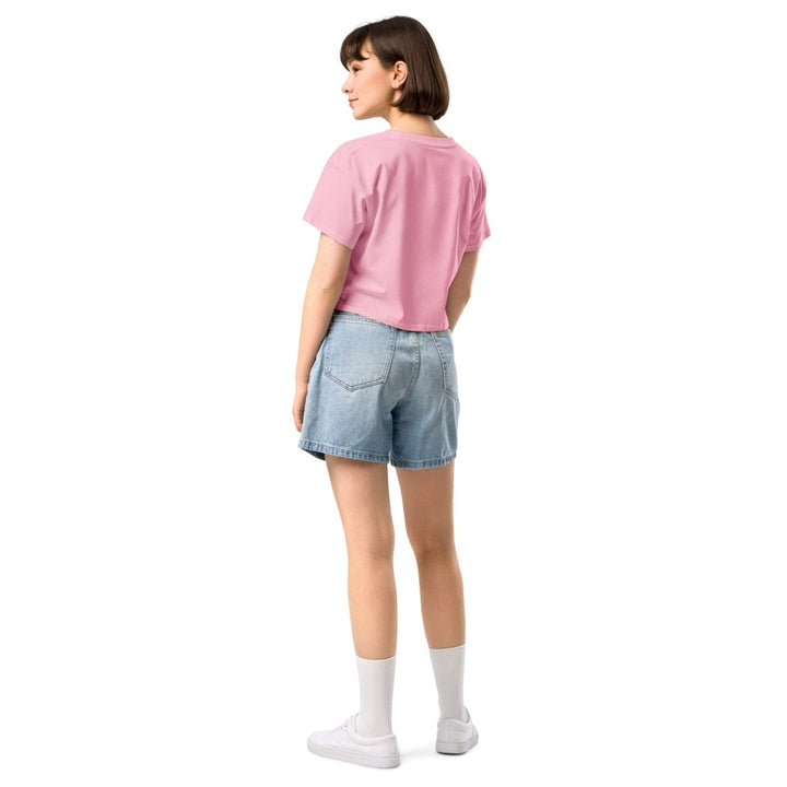 Big Risk Women’s Graphic Crop Tee - Bubblegum - XS - ArtyKoala