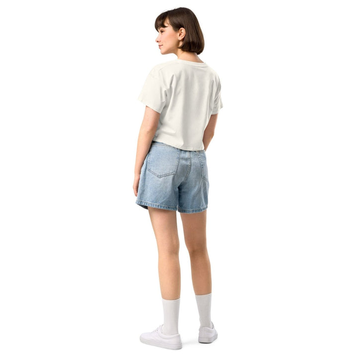 Big Risk Women’s Graphic Crop Tee - Ecru - XS - ArtyKoala