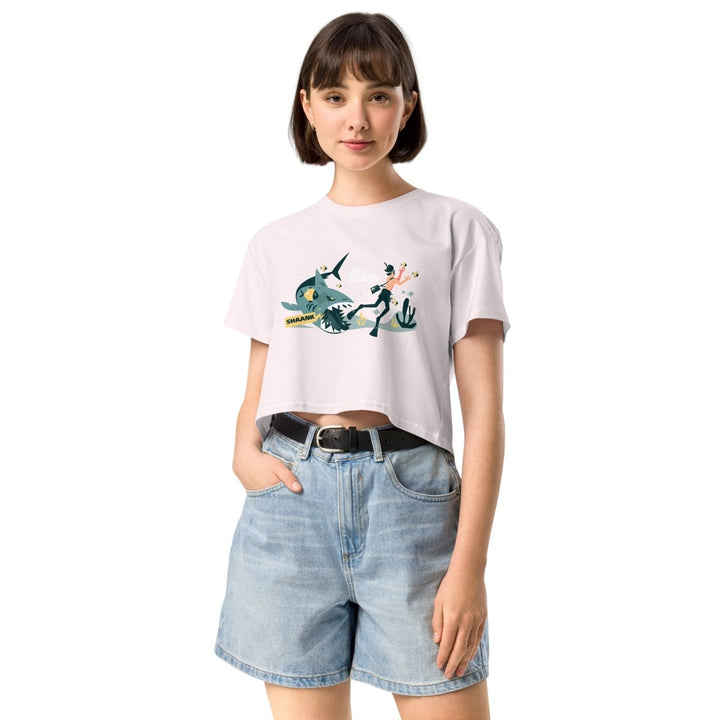 Big Risk Women’s Graphic Crop Tee - Orchid - XS - ArtyKoala