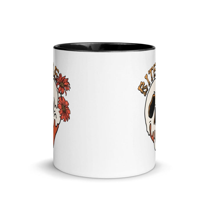 Bite Me Halloween Colorful Print Mug - Black - 11 oz - ArtyKoala