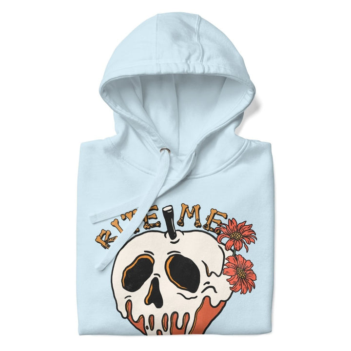 Bite Me Halloween Graphic Hoodie - Sky Blue - S - ArtyKoala