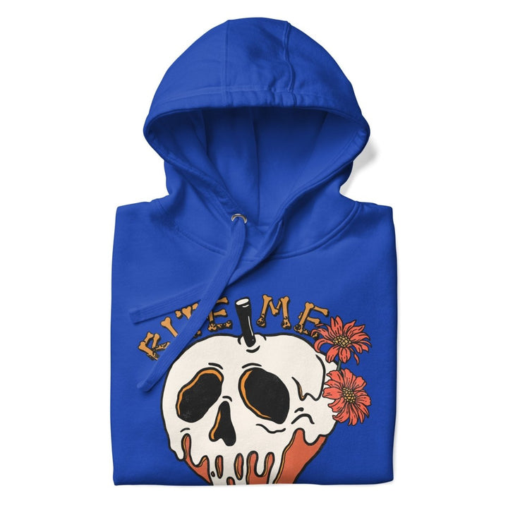 Bite Me Halloween Graphic Hoodie - Team Royal - S - ArtyKoala