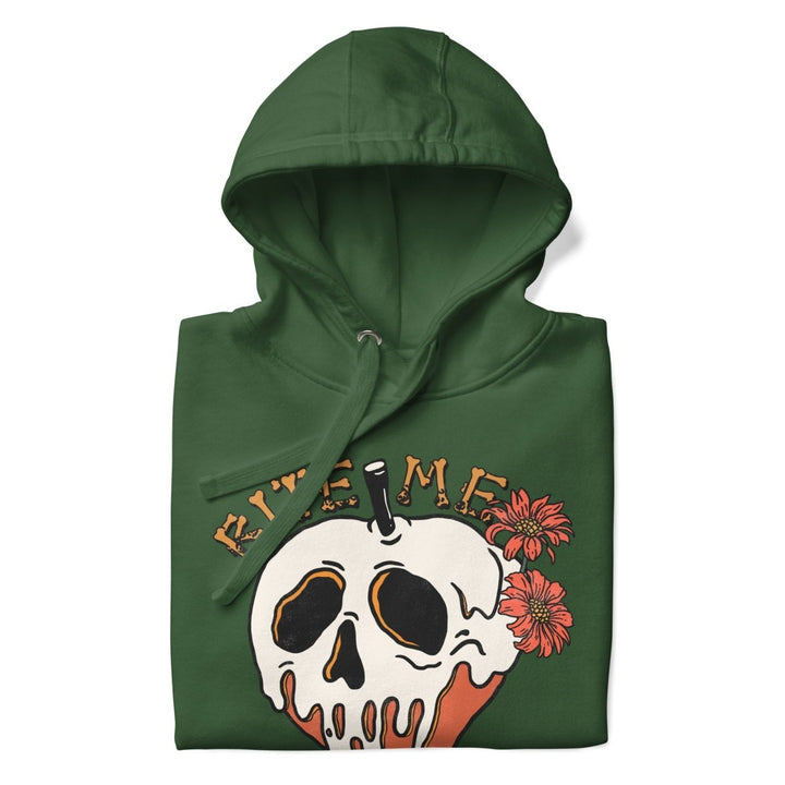Bite Me Halloween Graphic Hoodie - Purple - S - ArtyKoala