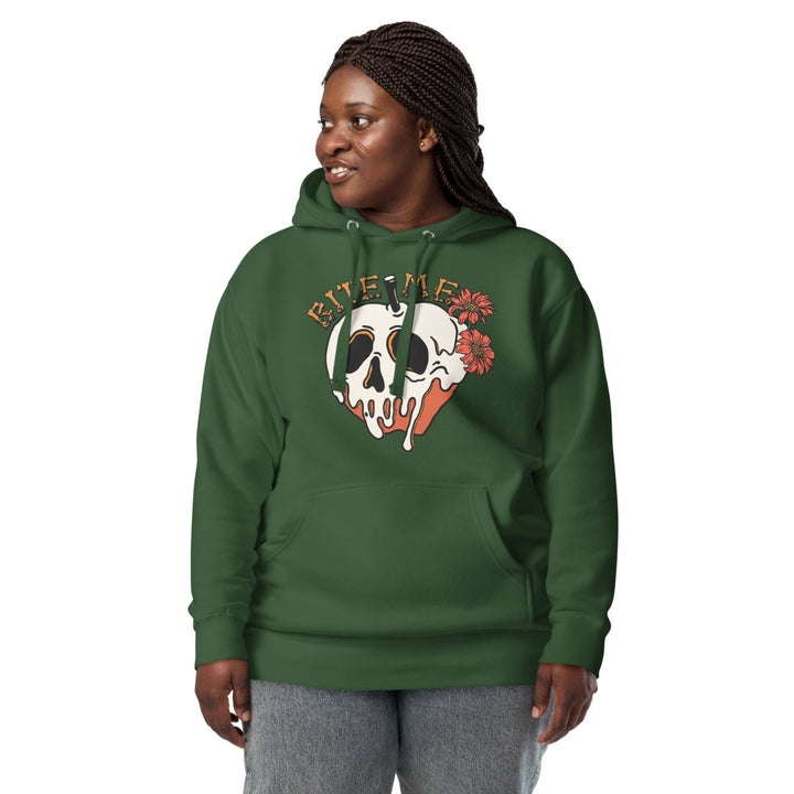 Bite Me Halloween Graphic Hoodie - Purple - S - ArtyKoala