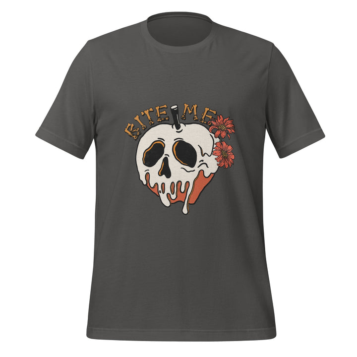 Bite Me Halloween Unisex Premium T-shirt - Asphalt / S - ArtyKoala