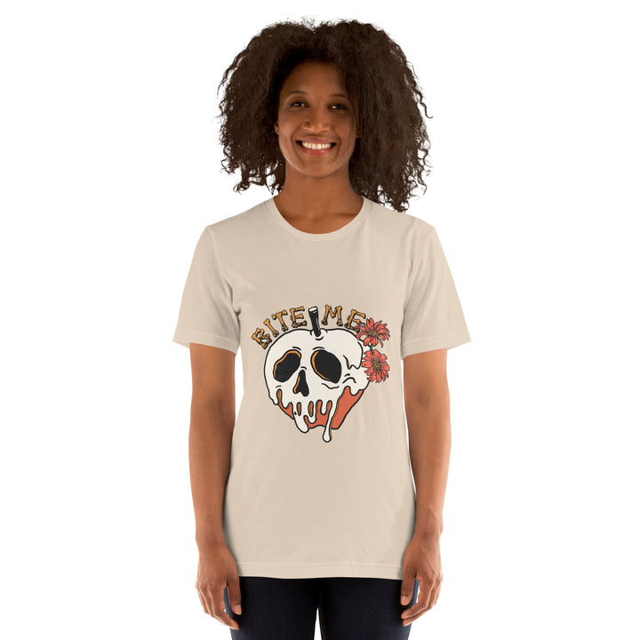 Bite Me Halloween Unisex Premium T-shirt - Black / S - ArtyKoala