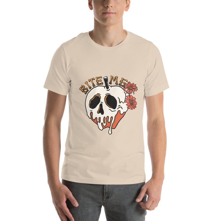 Bite Me Halloween Unisex Premium T-shirt - Black / S - ArtyKoala