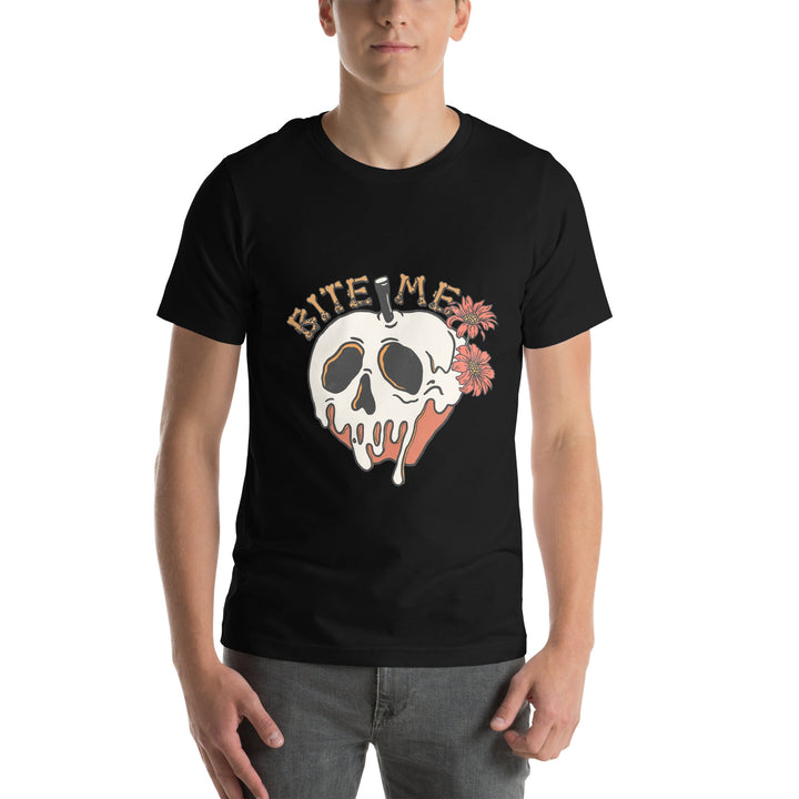 Bite Me Halloween Unisex Premium T-shirt - Black / S - ArtyKoala