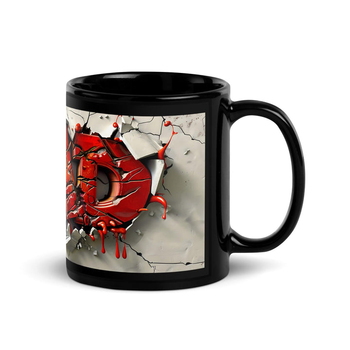 Black Glossy Mug - ArtyKoala