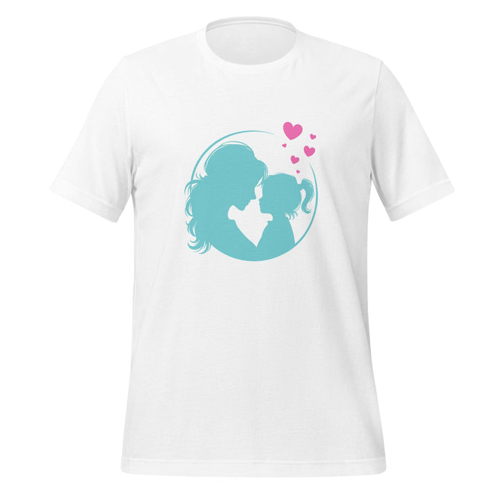 Blue Mom Daughter Women Premium T-shirt - White / S - ArtyKoala