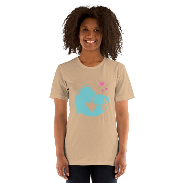 Blue Mom Daughter Women Premium T-shirt - ArtyKoala