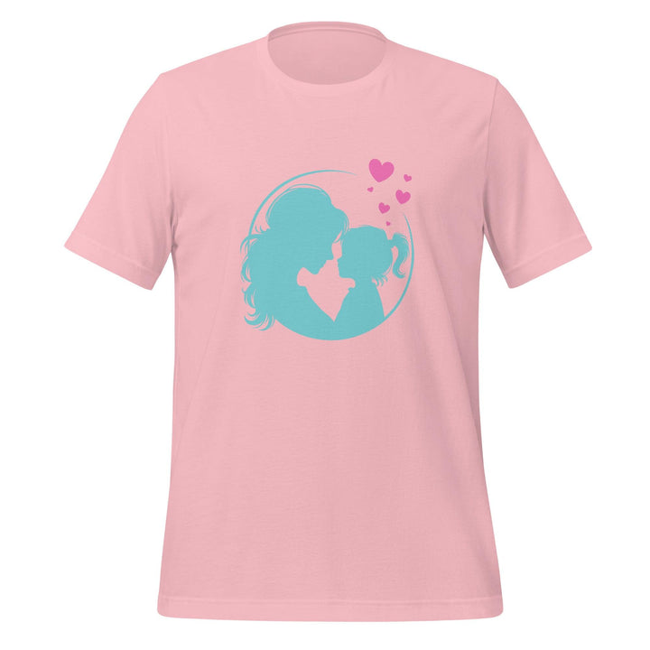 Blue Mom Daughter Women Premium T-shirt - Pink / S - ArtyKoala