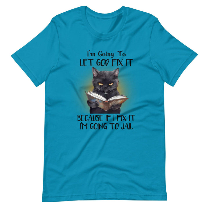 Book-Loving Cat Man T-Shirt - ArtyKoala