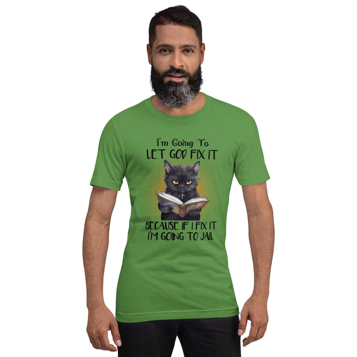 Book-Loving Cat Man T-Shirt - ArtyKoala