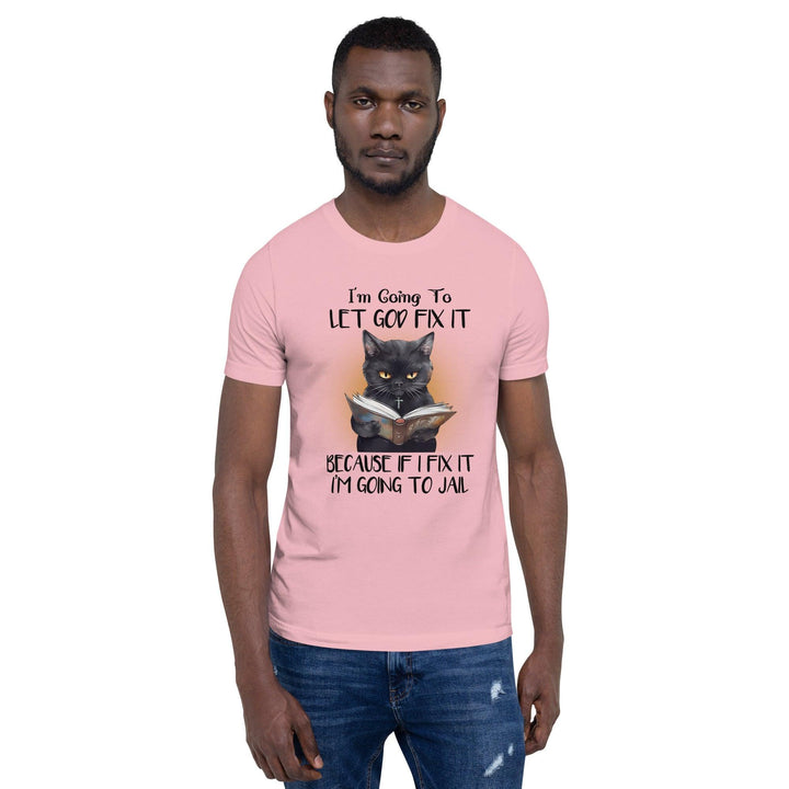 Book-Loving Cat Man T-Shirt - ArtyKoala