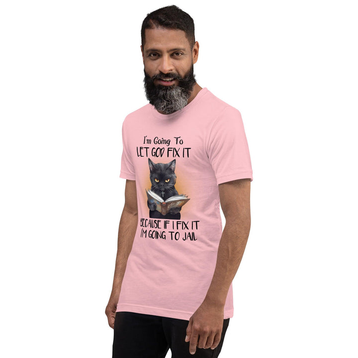 Book-Loving Cat Man T-Shirt - ArtyKoala