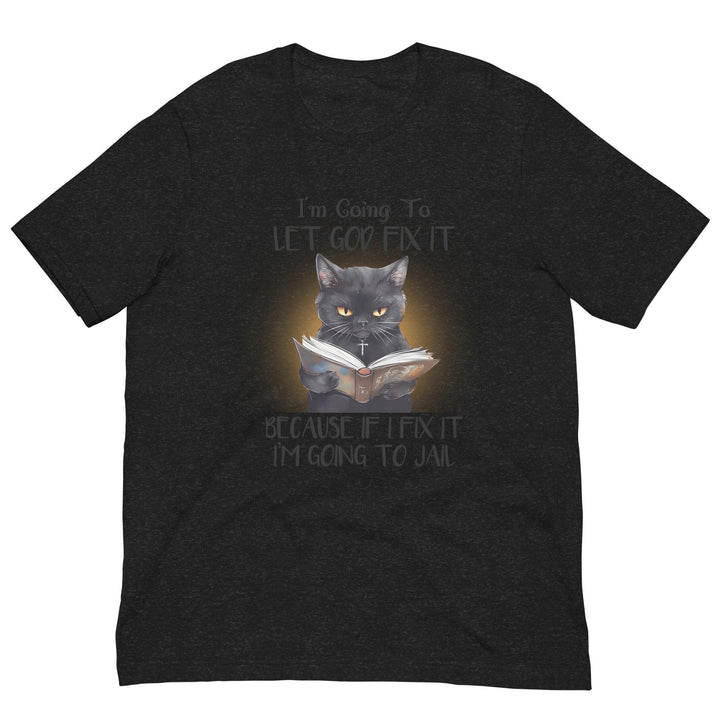 Book-Loving Cat Man T-Shirt - ArtyKoala