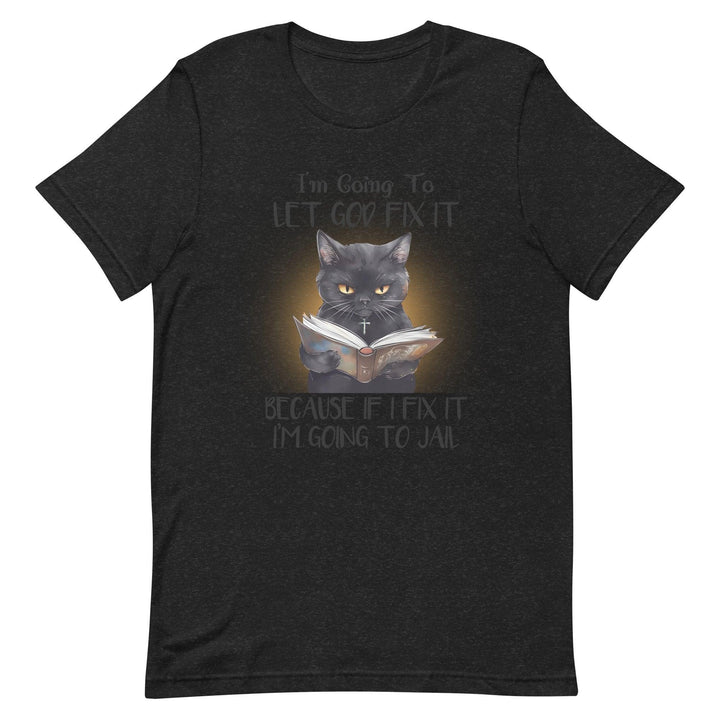 Book-Loving Cat Man T-Shirt - ArtyKoala