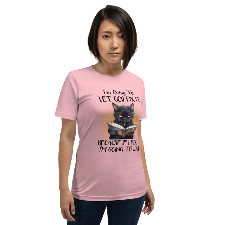 Book-Loving Cat Woman T-Shirt - ArtyKoala