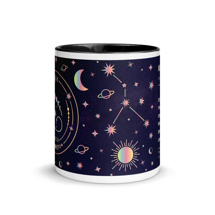 Cancer Colorful Print Mug - Black - 11 oz - ArtyKoala