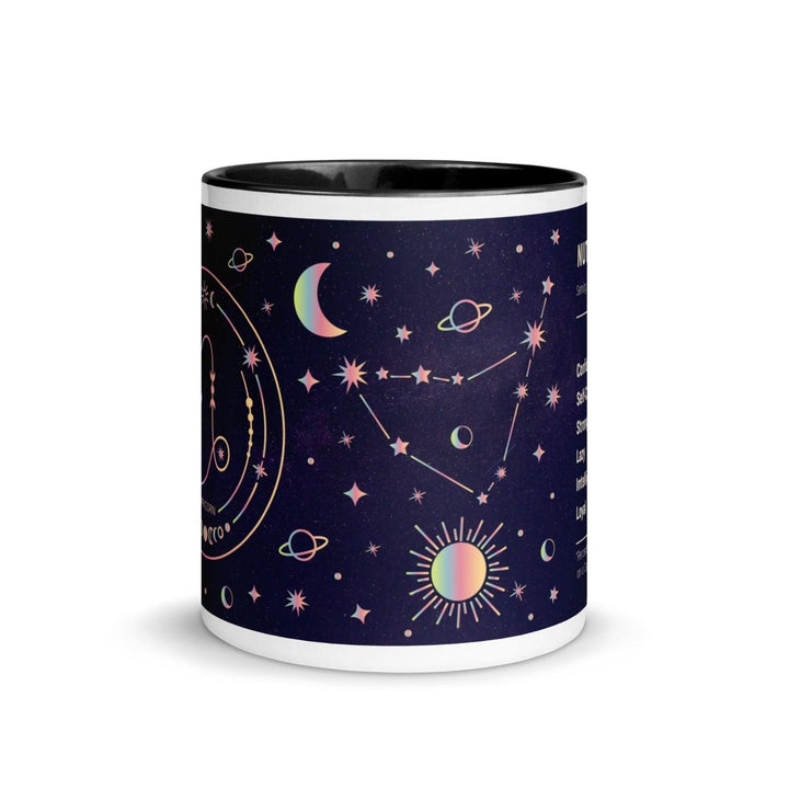 Capricorn Colorful Print Mug - Black - 11 oz - ArtyKoala
