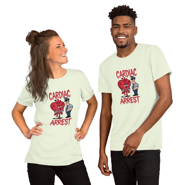 Cardiac Attack Unisex Graphic Tee - Kelly - XS - ArtyKoala