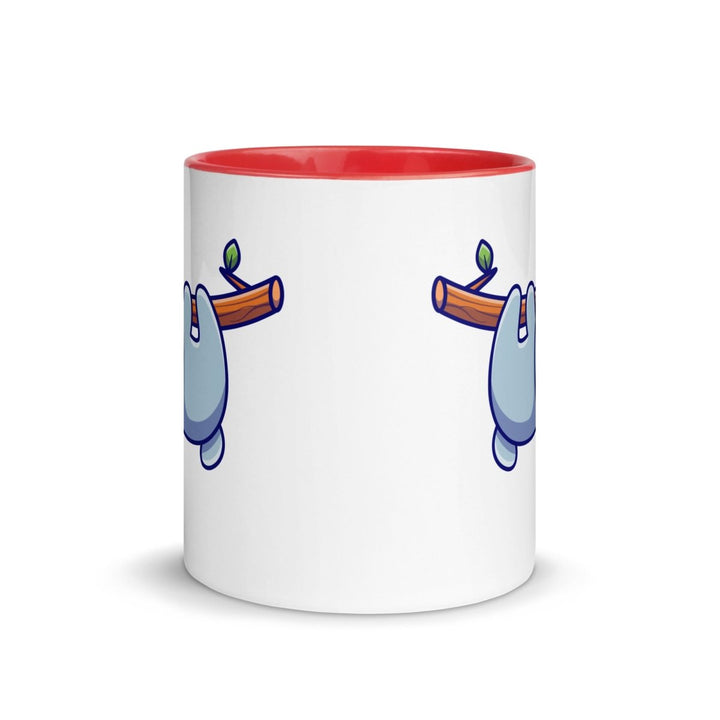 Careful Koala Colorful Print Mug - Red - 11 oz - ArtyKoala