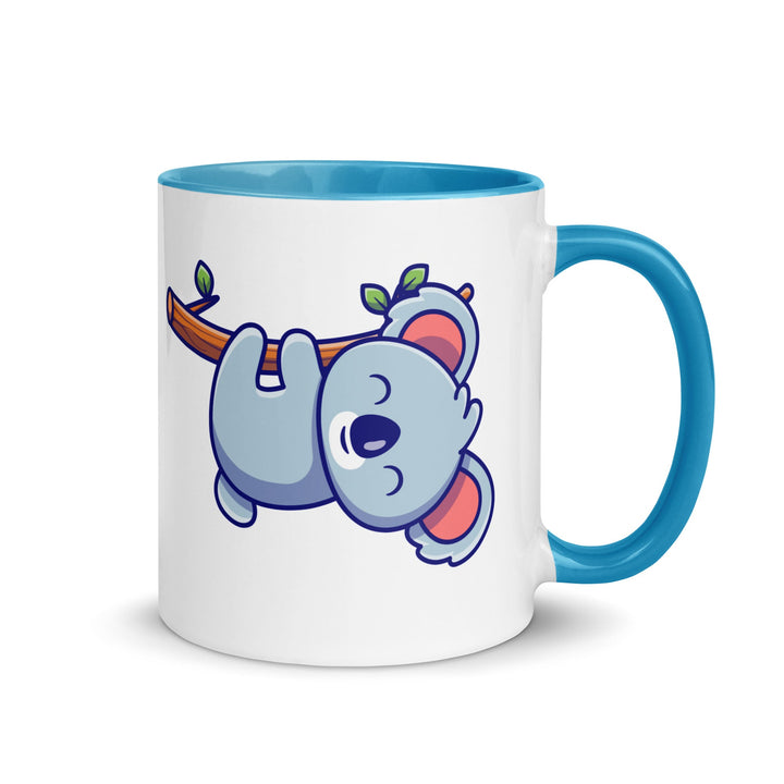 Careful Koala Mug With Color Inside - Blue / 11 oz - ArtyKoala