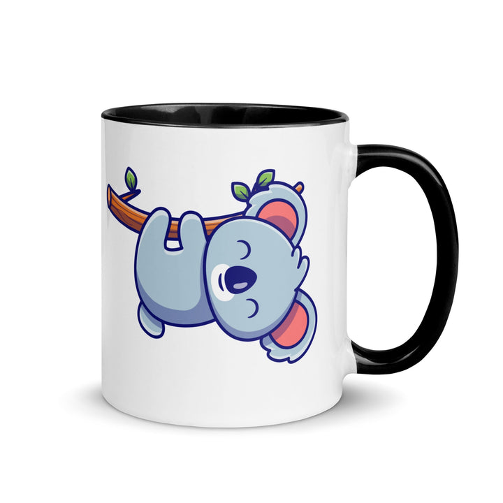 Careful Koala Mug With Color Inside - Black / 11 oz - ArtyKoala