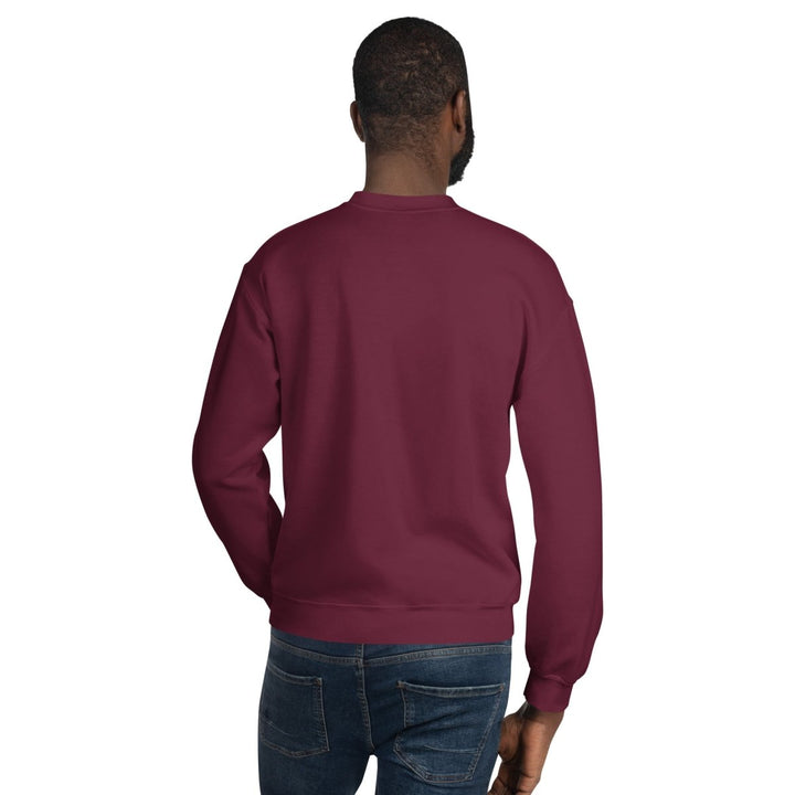 Carrot Nose Snowman Graphic Sweatshirt - Maroon - S - ArtyKoala