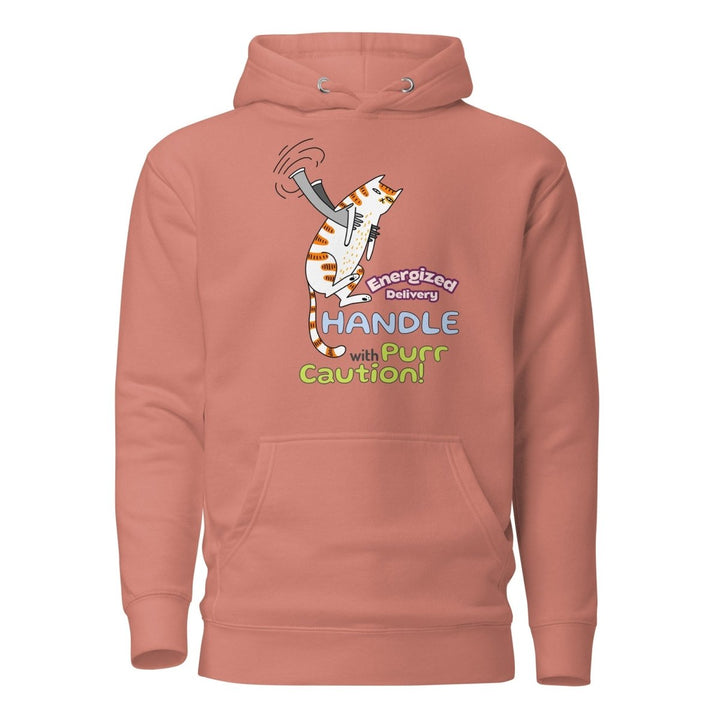 Cat Deliver Graphic Hoodie - Forest Green - S - ArtyKoala