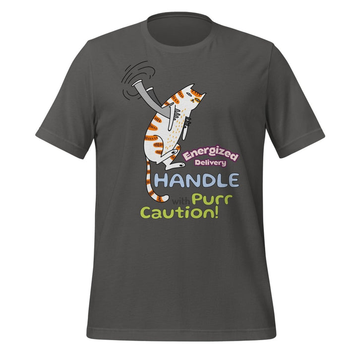 Cat Delivery Graphic Tee - Asphalt - S - ArtyKoala