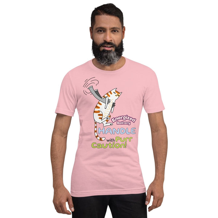 Cat Delivery Graphic Tee - Soft Cream - S - ArtyKoala