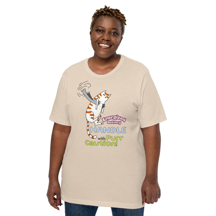 Cat Delivery Graphic Tee - White - S - ArtyKoala