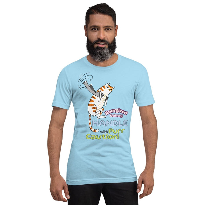 Cat Delivery Graphic Tee - Soft Cream - S - ArtyKoala