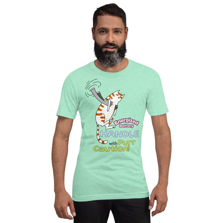 Cat Delivery Graphic Tee - White - S - ArtyKoala