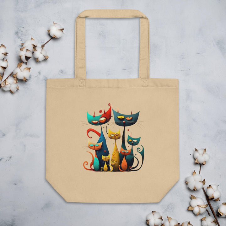 Cat Family Eco Tote Bag - ArtyKoala