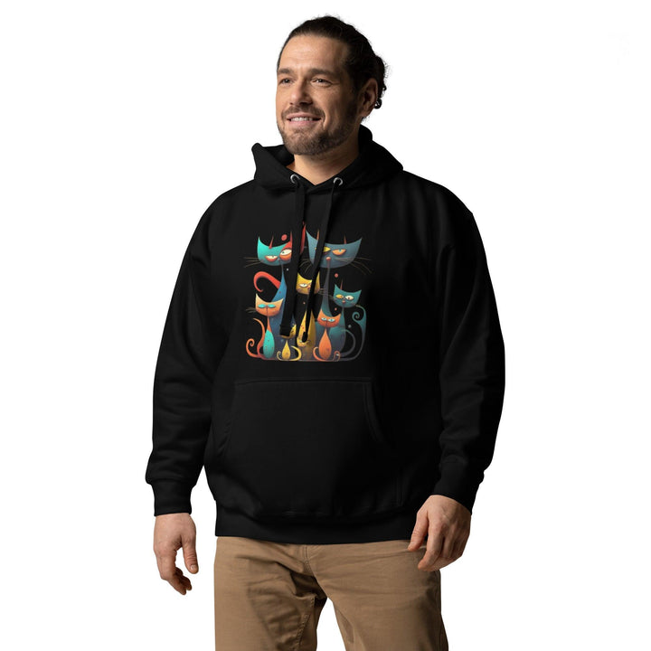 Cat family men hoodie - ArtyKoala