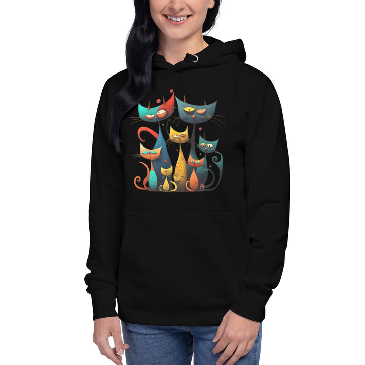 Cat family woman hoodie - ArtyKoala