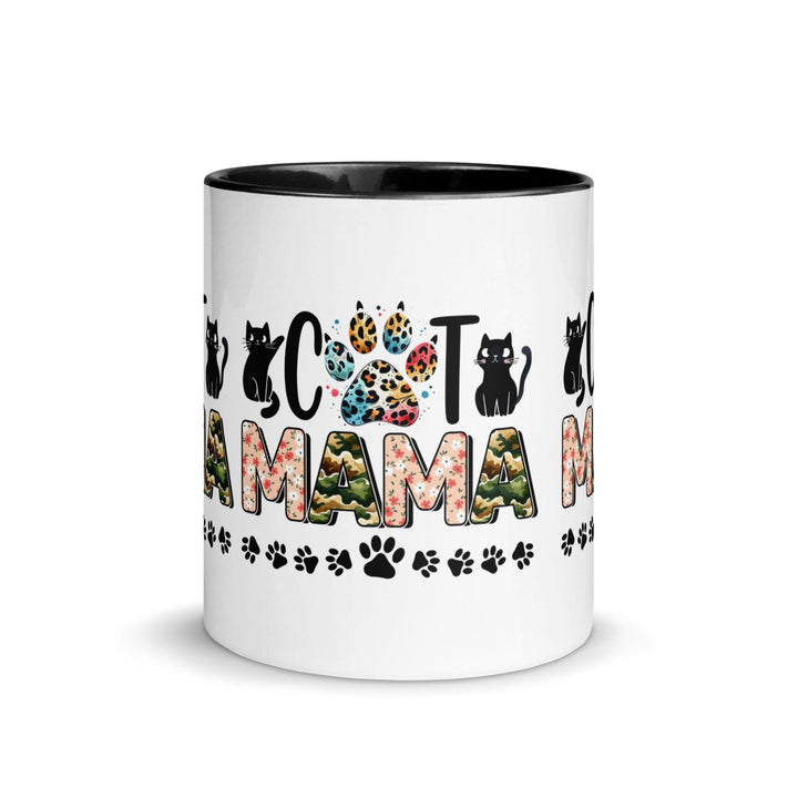 Cat Mama Mug with Color Inside - ArtyKoala